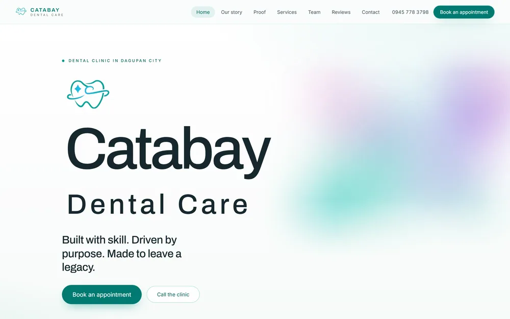 Catabay Dental Care website